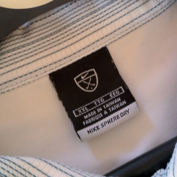 Nike Sphere Dry Striped Polo Shirt Size XXL - Picture 10 of 10